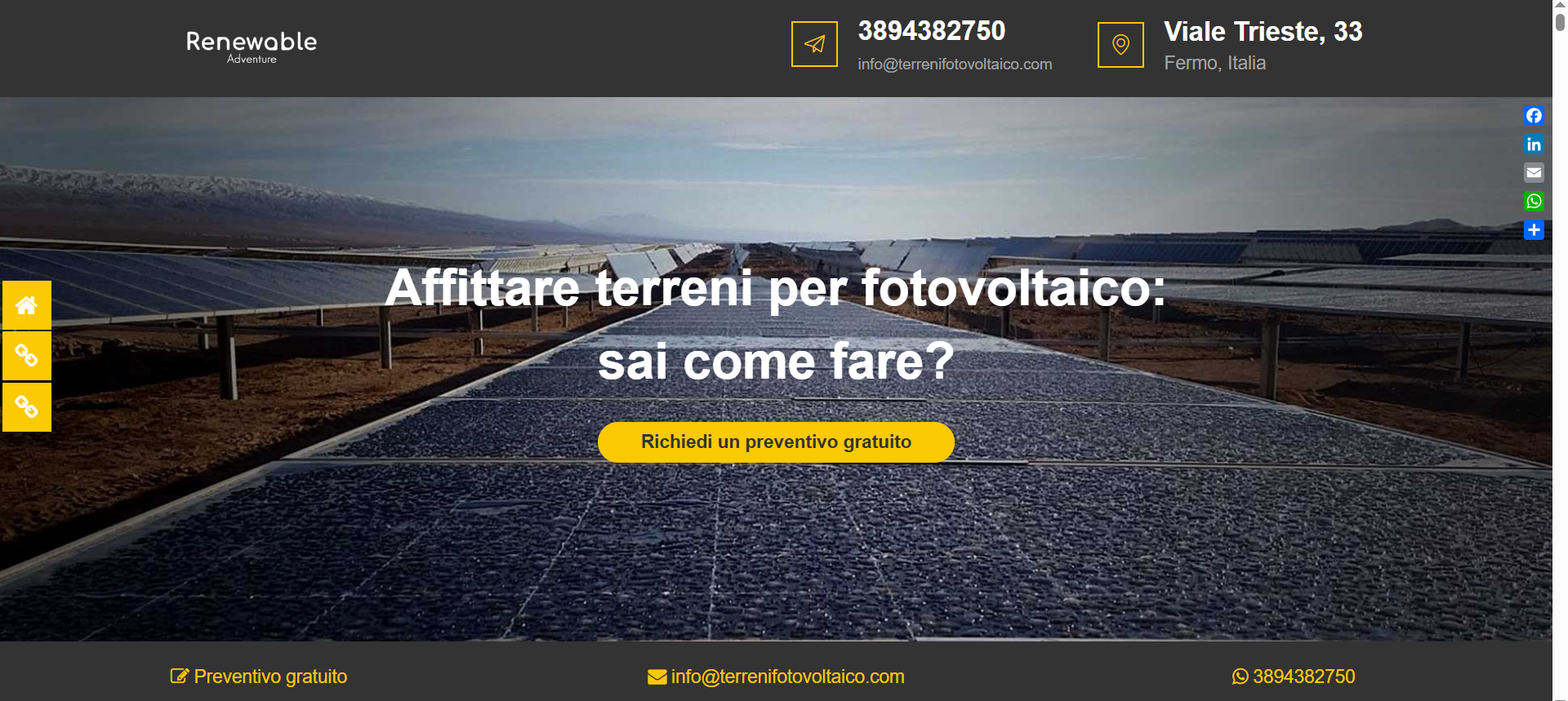Home screen renewable terreni fotovoltaici terrenifotovoltaico.com